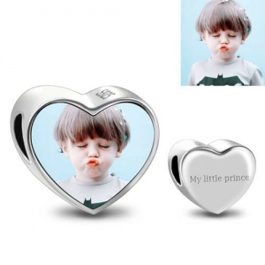 Custom Heart Photo Charm 60% Off